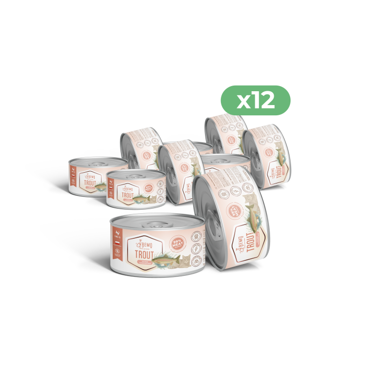 Bemo Cat Trout - karma mokra dla kota z pstrągiem