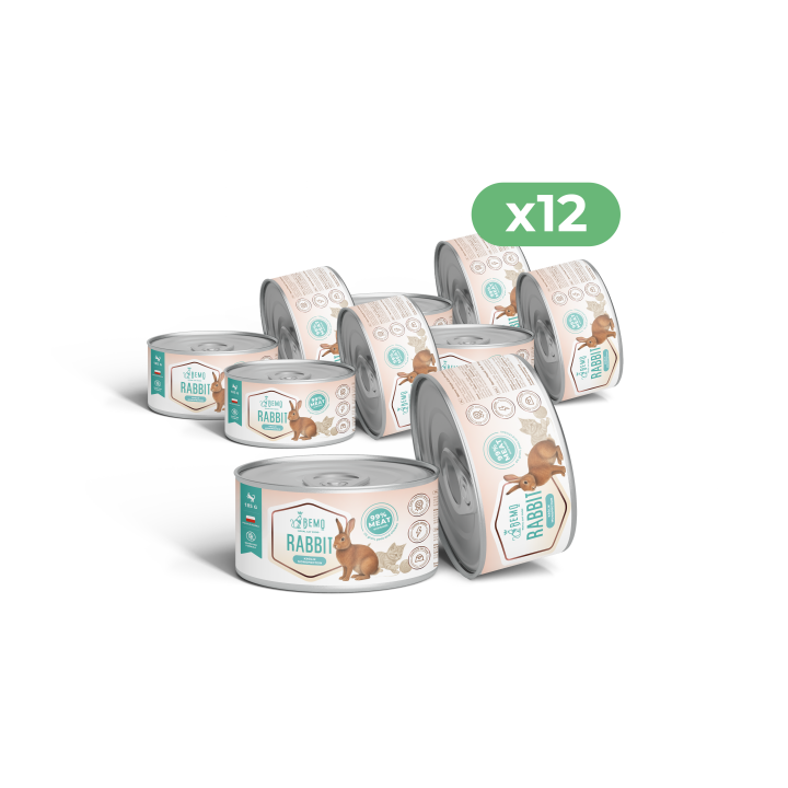 Bemo Cat Rabbit - karma mokra dla kota z królikiem