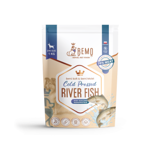 Bemo Cold Pressed River Fish - karma tłoczona na zimno dla psów z rybami rzecznymi