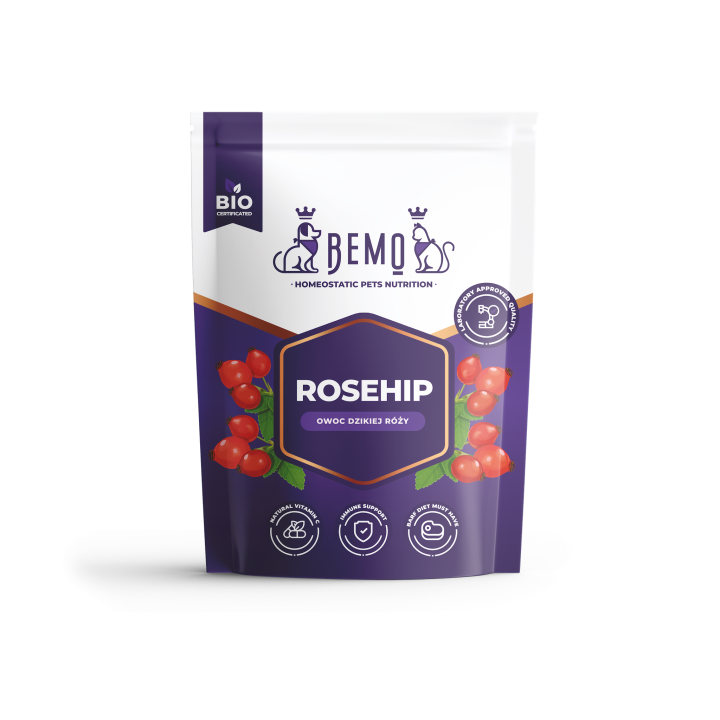 Bemo Rosehip - owoc dzikiej róży dla psa i kota