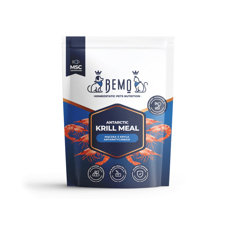 Bemo Antarctic Krill Meal - mączka z kryla dla psa i kota Bemo Antarctic Krill Meal - mączka z kryla dla psa i kota