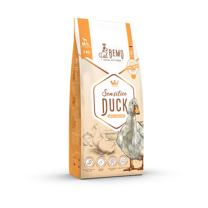 Bemo Sensitive Duck - hipoalergiczna karma sucha dla psa z kaczką