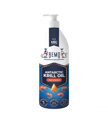 Bemo Antarctic Krill - olej z kryla dla psa i kota