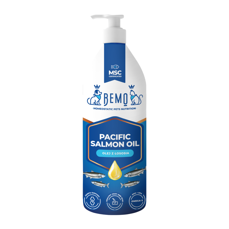 Pacific Salmon Oil - olej z łososia dla psa i kota Pacific Salmon Oil - olej z łososia dla psa i kota