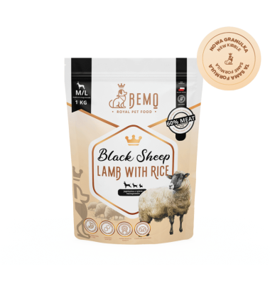 Bemo Black Sheep - monoproteinowa karma sucha dla psów dorosłych z jagnięciną