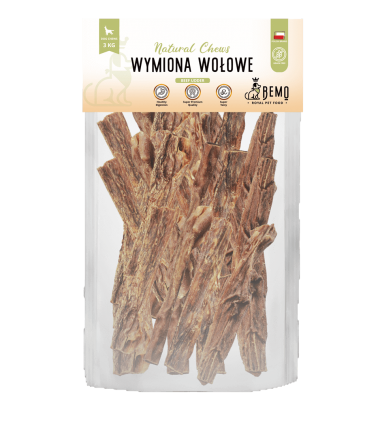 Bemo Beef Udder - Wymiona wołowe - naturalny gryzak dla psa