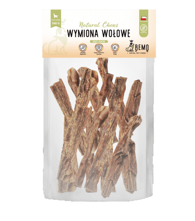 Bemo Beef Udder - Wymiona wołowe - naturalny gryzak dla psa