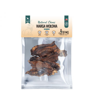 Bemo Beef Lips - warga wołowa - naturalny gryzak dla psa