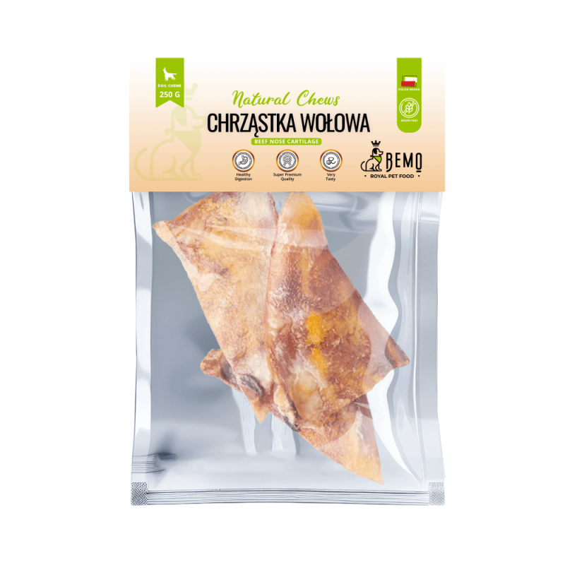 Bemo Beef nose cartilage - Chrząstka wołowa - naturalny gryzak dla psa