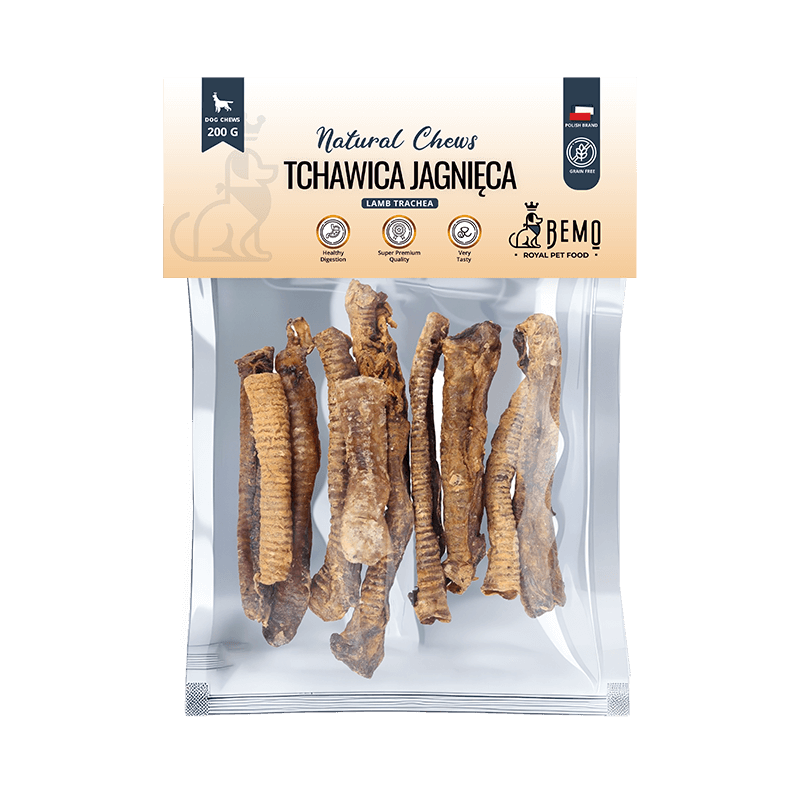 Bemo Lamb Trachea - suszona tchawica jagnięca - naturalny gryzak dla psa