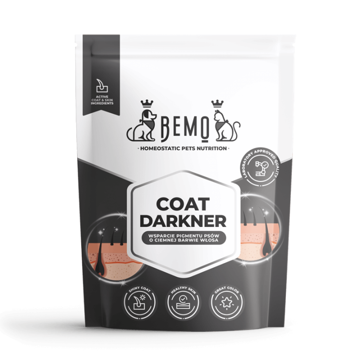 Bemo Coat Darkner - suplement intensyfikujący ciemną barwę sierści psów