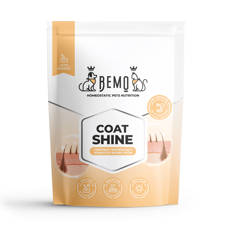 Bemo Coat Shine - suplement wspierający kondycję sierści psów Bemo Coat Shine - suplement wspierający kondycję sierści psów