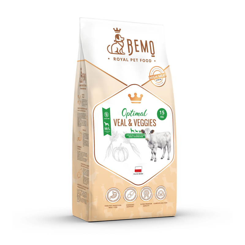 Bemo Optimal - karma sucha dla psa z cielęciną i warzywami