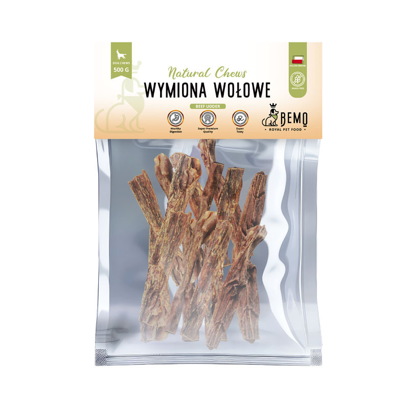 Bemo Beef Udder - Wymiona wołowe - naturalny gryzak dla psa Bemo Beef Udder - Wymiona wołowe - naturalny gryzak dla psa