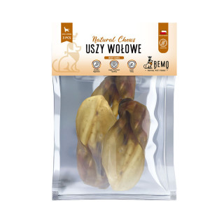 Bemo Beef Ears - suszone uszy wołowe - naturalny gryzak dla psa
