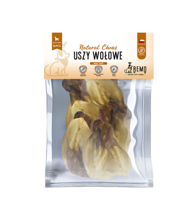 Bemo Beef Ears - suszone uszy wołowe - naturalny gryzak dla psa