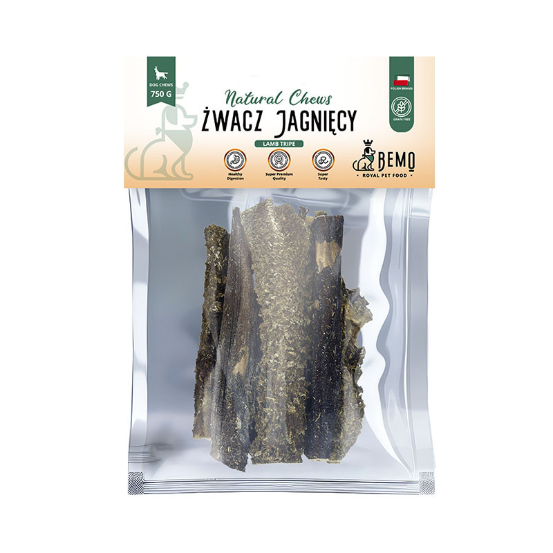 Bemo Lamb Tripe -  żwacz jagnięcy - naturalny gryzak dla psa