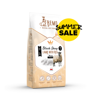 Bemo Black Sheep - monoproteinowa karma sucha dla psów dorosłych z jagnięciną
