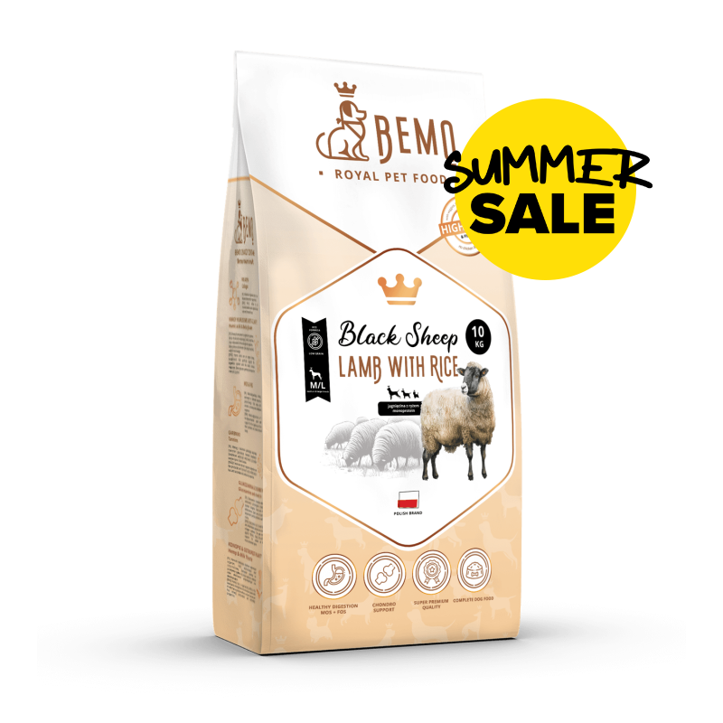 Bemo Black Sheep - monoproteinowa karma sucha dla psów dorosłych z jagnięciną