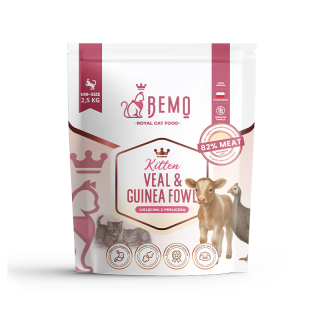 Bemo Kitten Veal & Guinea Fowl – karma sucha dla kociąt z cielęciną i perliczką