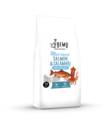 Bemo Cat Marines Salmon & Calamari –  karma sucha dla kota z łososiem i kalmarami