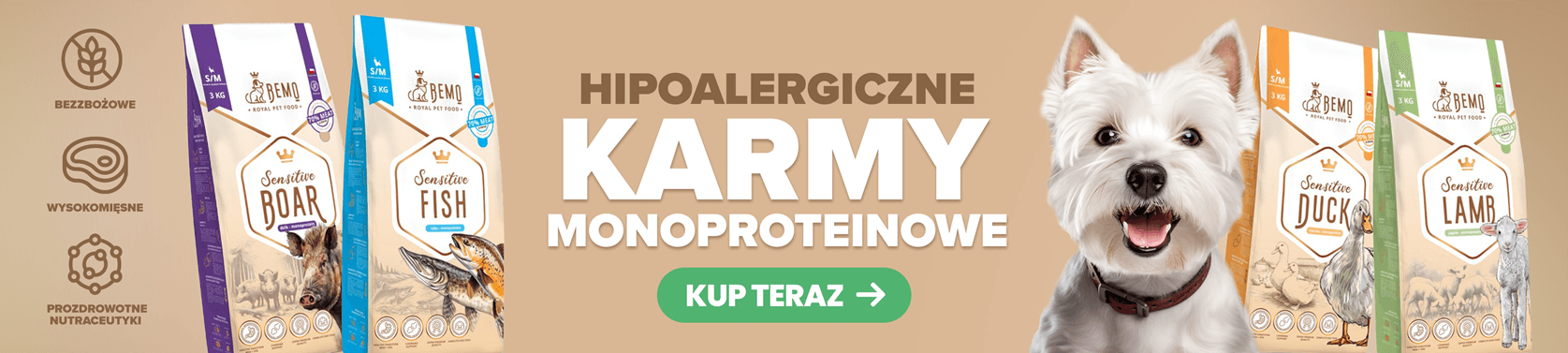 Karmy dla psów